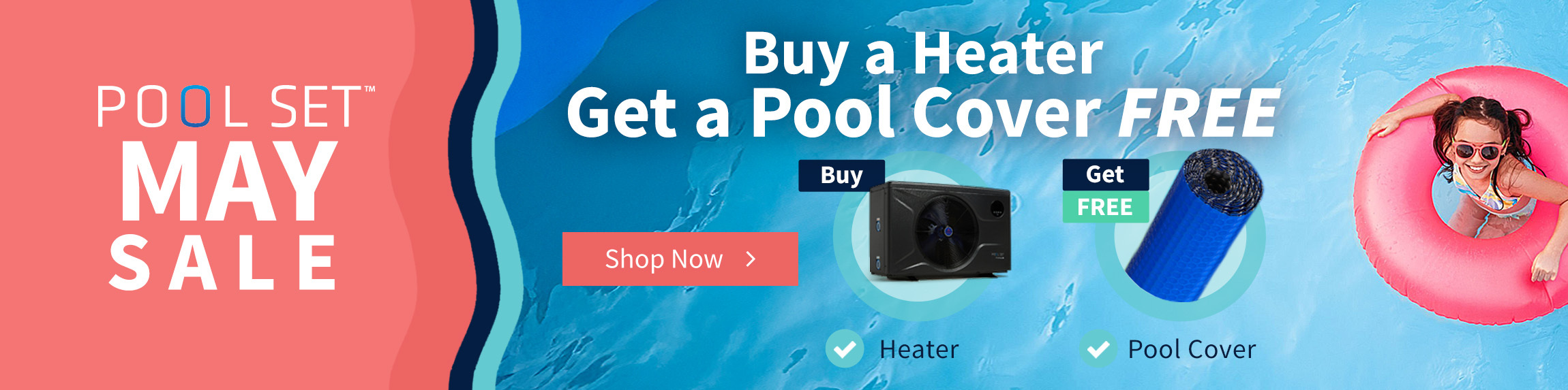 Buy Heater and get Pool Cover Free mobile